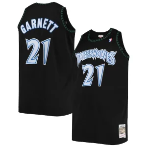 Incantevole Kevin Garnett Minnesota Timberwolves 1997/98 Big & Tall Hardwood Classics Swingman Jersey Black per gli appassionati