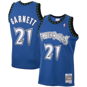 Stupendo Attraente Kevin Garnett Minnesota Timberwolves 2001/02 Hardwood Classics Swingman Jersey Blue per gli appassionati