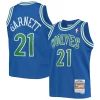 Attraente Delizioso Raffinato Kevin Garnett Minnesota Timberwolves Youth 1995 96 Hardwood Classics Swingman Jersey Blue per gli appassionati