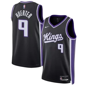 Comodo Kevin Huerter Sacramento Kings Nike Unisex Swingman Jersey Association Edition Black per gli appassionati