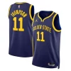 Attraente Klay Thompson Golden State Warriors Jordan Brand Unisex Swingman Jersey Statement Edition Navy per gli appassionati