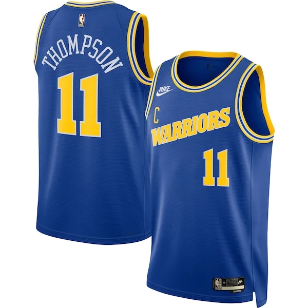 Bellissimo Klay Thompson Golden State Warriors Nike Swingman Jersey Classic Edition Blue per gli appassionati