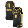 Bellissimo Klay Thompson Golden State Warriors Nike Unisex 2023/24 Swingman Jersey Black City Edition per gli appassionati
