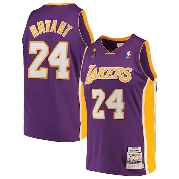 Cool Kobe Bryant Los Angeles Lakers 2008/09 Hardwood Classics Authentic Jersey Purple per gli appassionati