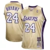 Carino Magnifico Resistente Kobe Bryant Los Angeles Lakers Hall of Fame Class of 2020 #24 Authentic Hardwood Classics Jersey Gold per gli appassionati