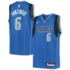 Elegante Gorgeous Kristaps Porzingis Dallas Mavericks Nike Youth Swingman Jersey Icon Edition Blue per gli appassionati