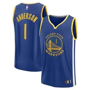 Incantevole Versatile Moderno Kyle Anderson Golden State Warriors Fast Break Replica Player Jersey Icon Edition Royal per gli appassionati