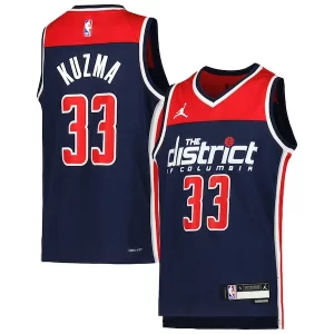 Raffinato Cool Moderno Kyle Kuzma Washington Wizards Jordan Brand Youth Swingman Jersey Statement Edition Navy per gli appassionati