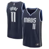 Stupendo Meraviglioso Classico Kyrie Irving Dallas Mavericks Fast Break Replica Player Jersey Statement Edition Navy per gli appassionati