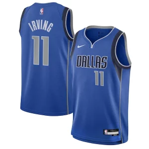 Robusto Kyrie Irving Dallas Mavericks Nike Youth Swingman Jersey Icon Edition Blue per gli appassionati