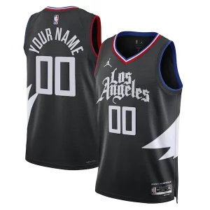 Duraturo Sofisticato LA Clippers Jordan Brand Unisex 2022/23 Swingman Custom Jersey Statement Edition Black per gli appassionati