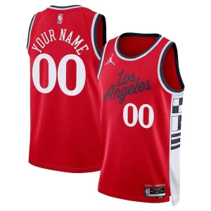 Sofisticato Raffinato Splendido LA Clippers Jordan Brand Unisex 2024/25 Custom Swingman Jersey Statement Edition Red per gli appassionati