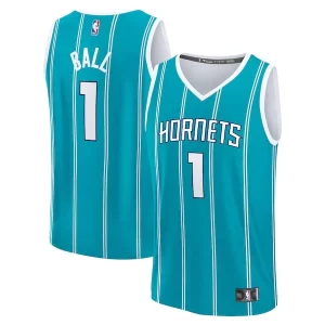 Sofisticato Cool Duraturo LaMelo Ball Charlotte Hornets Fast Break Replica Player Jersey Icon Edition Teal per gli appassionati