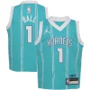Attraente Splendido Duraturo LaMelo Ball Charlotte Hornets Jordan Brand Toddler Swingman Player Jersey Icon Edition Teal per gli appassionati