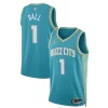 Resistente LaMelo Ball Charlotte Hornets Jordan Brand Unisex 2023/24 Swingman Jersey Teal City Edition per gli appassionati