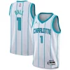 Trendy Bellissimo LaMelo Ball Charlotte Hornets Nike Youth Swingman Jersey Association Edition White per gli appassionati