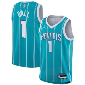Cool Bellissimo LaMelo Ball Charlotte Hornets Nike Youth Swingman Jersey Icon Edition Teal per gli appassionati