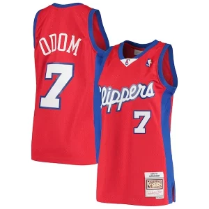 Accattivante Comodo Pratico Lamar Odom LA Clippers 2000/01 Hardwood Classics Swingman Jersey Red per gli appassionati