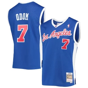 Incantevole Lamar Odom LA Clippers 2001/02 Hardwood Classics Swingman Jersey Royal per gli appassionati