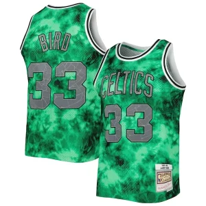 Pratico Prestigioso Larry Bird Boston Celtics 1985/86 Galaxy Swingman Jersey Kelly Green per gli appassionati