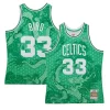 Comodo Delizioso Larry Bird Boston Celtics 1985/86 Hardwood Classics Asian Heritage 6.0 Swingman Throwback Player Jersey Kelly Green per gli appassionati