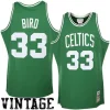 Incantevole Raffinato Larry Bird Boston Celtics 1985/86 Hardwood Classics Authentic Jersey Kelly Green per gli appassionati