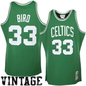 Incantevole Raffinato Larry Bird Boston Celtics 1985/86 Hardwood Classics Authentic Jersey Kelly Green per gli appassionati