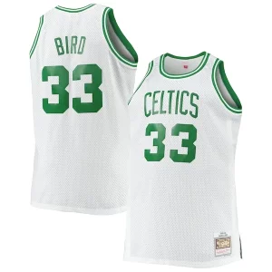 Lussuoso Larry Bird Boston Celtics Big & Tall 1985/86 Hardwood Classics Swingman Jersey White per gli appassionati