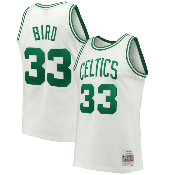 Resistente Delizioso Magnifico Larry Bird Boston Celtics Hardwood Classics 1985/86 Swingman Jersey White/Kelly Green per gli appassionati