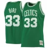 Ottimo Larry Bird Boston Celtics Hardwood Classics Swingman Jersey Kelly Green/White per gli appassionati