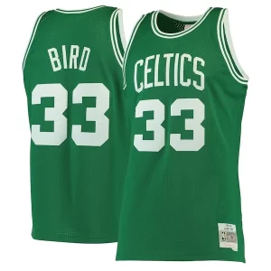Ottimo Larry Bird Boston Celtics Hardwood Classics Swingman Jersey Kelly Green/White per gli appassionati