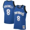 Carino Meraviglioso Latrell Sprewell Minnesota Timberwolves 2001/02 Hardwood Classics Swingman Jersey Blue per gli appassionati