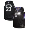 Fascinante Lauri Markkanen Utah Jazz Jordan Brand Youth Swingman Jersey Statement Edition Black per gli appassionati