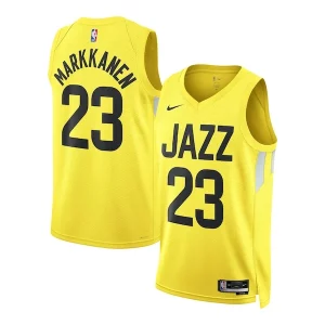 Gorgeous Lauri Markkanen Utah Jazz Nike Unisex Swingman Jersey Icon Edition Gold per gli appassionati