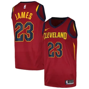 Eccezionale Gorgeous LeBron James Cleveland Cavaliers Nike Swingman Player Jersey Icon Edition Wine per gli appassionati