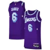 Attraente Resistente LeBron James Los Angeles Lakers Nike Authentic Player Jersey City Edition Purple per gli appassionati
