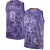 Fascinante Accattivante LeBron James Los Angeles Lakers Nike Unisex Select Series Swingman Jersey Purple per gli appassionati