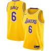 Lussuoso Resistente Gorgeous LeBron James Los Angeles Lakers Nike Unisex Swingman Jersey Icon Edition Gold per gli appassionati