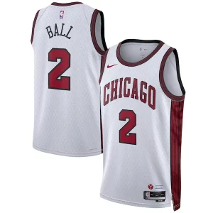 Eccezionale Lonzo Ball Chicago Bulls Nike Unisex 2022/23 Swingman Jersey City Edition White per gli appassionati