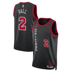Carino Fantastico Lonzo Ball Chicago Bulls Nike Unisex 2023/24 Swingman Jersey Black City Edition per gli appassionati