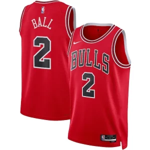 Eccezionale Comodo Lonzo Ball Chicago Bulls Nike Unisex Swingman Jersey Icon Edition Red per gli appassionati