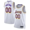 Fantastico Resistente Elegante Los Angeles Lakers Nike Unisex Swingman Custom Jersey White Association Edition per gli appassionati