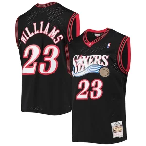 Robusto Carino Lou Williams Philadelphia 76ers 2005/06 Hardwood Classics Swingman Jersey Black per gli appassionati