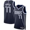 Sofisticato Carino Raffinato Luka Dončić Dallas Mavericks Jordan Brand Unisex Swingman Jersey Statement Edition Navy per gli appassionati