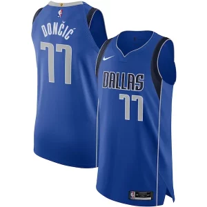 Trendy Splendido Luka Dončić Dallas Mavericks Nike Authentic Jersey Association Edition Blue per gli appassionati