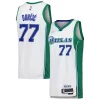 Prestigioso Raffinato Luka Dončić Dallas Mavericks Nike Swingman Player Jersey City Edition White per gli appassionati