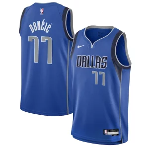 Incantevole Pratico Luka Dončić Dallas Mavericks Nike Youth Swingman Jersey Icon Edition Blue per gli appassionati