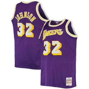 Eccezionale Sofisticato Lussuoso Magic Johnson Los Angeles Lakers Big & Tall 1984/85 Hardwood Classics Swingman Jersey Purple per gli appassionati