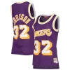 Classico Magic Johnson Los Angeles Lakers Women's Hardwood Classics 1984/85 Swingman Jersey Purple per gli appassionati