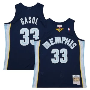 Delizioso Ottimo Fascinante Marc Gasol Memphis Grizzlies 2008/09 Hardwood Classics Swingman Throwback Jersey Navy per gli appassionati